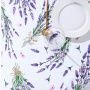 Скатерть 100%хлопок/саржа 149*250см Lavender 190 г/м2