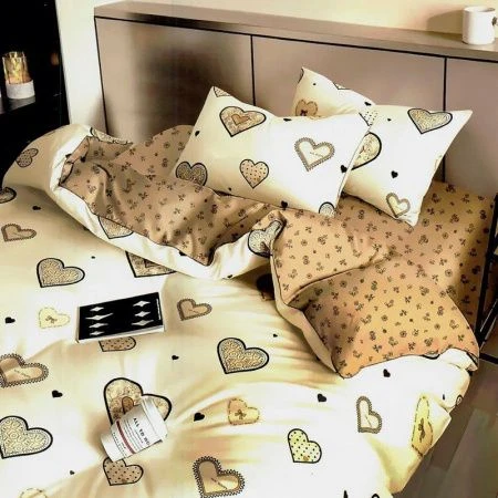 КПБ 2сп сатин с европр. Твил (под. 215*180см,пр.240*215см,нав.70*70*2) (Т30-0446)