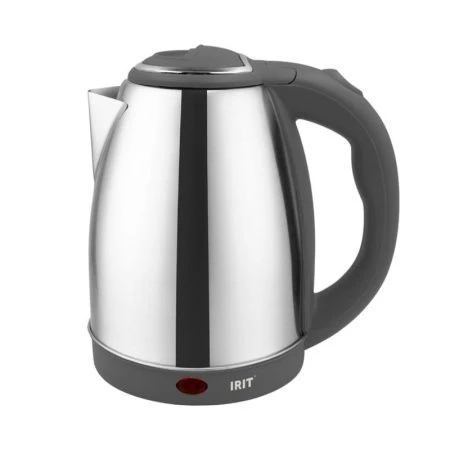 Чайник электрический 1,8л 1500Вт нерж.сталь диск.нагр.эл-т, серый IR-1368 (12)
