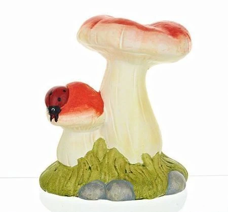 яяяФигурка Два грибка 13*9,5*14,5см (min2) кер. (без под.уп.) (24)