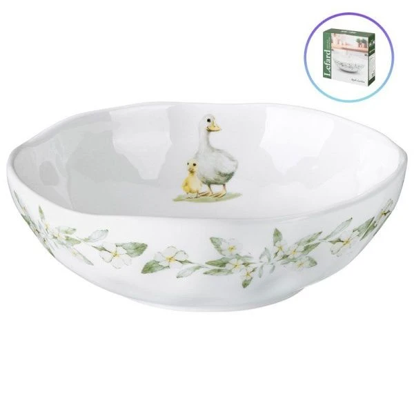 Салатник 550мл 17*5,5см керамика Apple Garden (24)