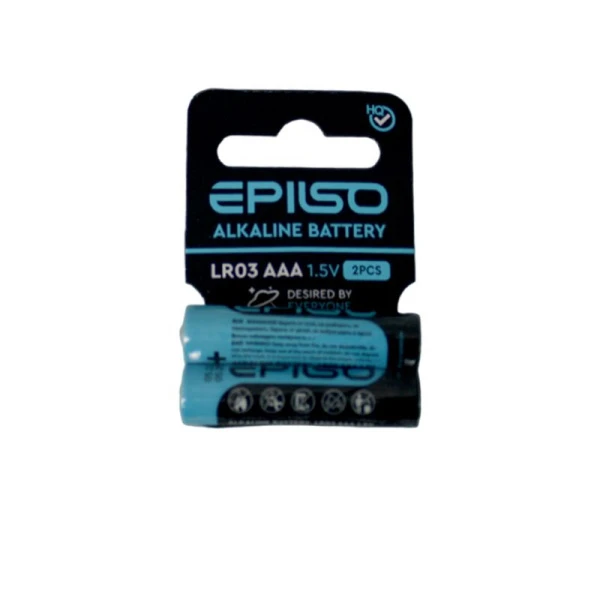 Батарейки набор 2шт. Epilso LR03 алкалиновые 2/SH Card (60/30)