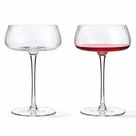 Бокалы для шампанского набор 2шт 250мл 9*8,4*16см стекло Delicate подар.уп CRY39/JC-18284 (12)