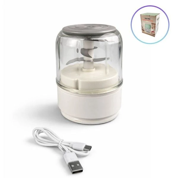 Измельчитель электирческий пластик 200Вт, контейнер 300мл, JC-17942  (30)