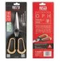 Ножницы кухонные нерж.сталь, комб.ручки (пластик/дерево) OPH (12/48)