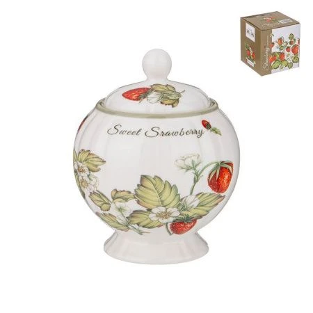 Сахарница 400мл фарфор Strawberry (36)