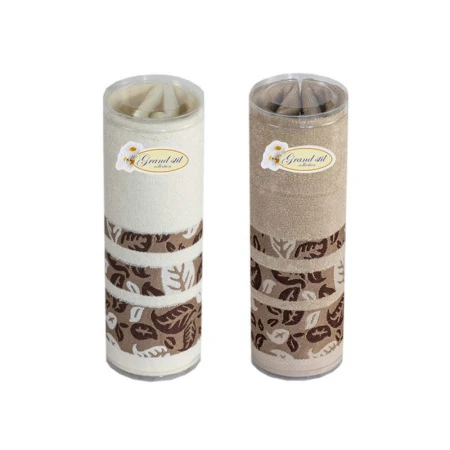 яяяПолотенце 48*88 махровое Листопад в тубе GS-H02