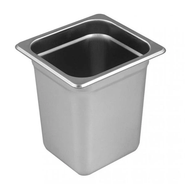 Гастроемкость 1/6*200 3,2л 165*176*200мм нерж.сталь КТ-Г1/6-20 (100)