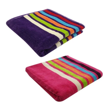 Полотенце велюр/махра 50*90см жаккард GEMS Индия 480гр