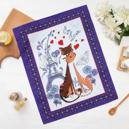 Полотенце 45*60см вафельное Этель Love (вид 3)