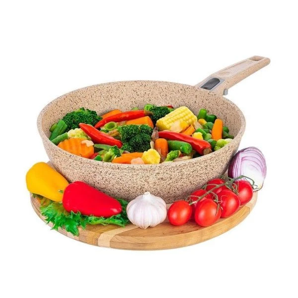 Сковорода 24см алюминий АП ИНДУКЦИЯ глубокая со съемной ручкой Dariis Cremanova HUR-A-15408 (6)