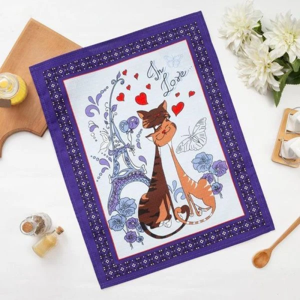 Полотенце 45*60см вафельное Этель Love (вид 3)