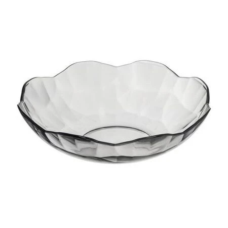 Тарелка глубокая 650мл 19см стекло BLACK DIAMOND (6)