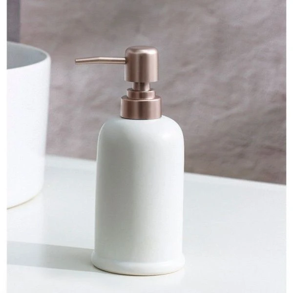 Дозатор для жидкого мыла Бэкки 310 мл, цвет белый 9399961