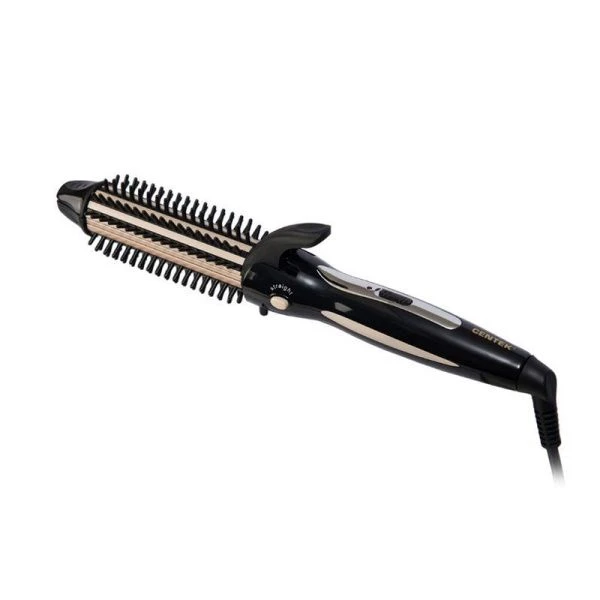 Выпрямитель для волос пластик Centek CT-2013 черный 50 Вт, 3в1 керам.подошва, LED (10)