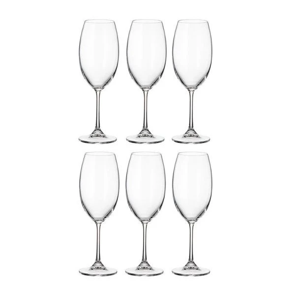 Бокалы для вина белого набор 6шт 400мл стекло БАРБАРА/МИЛВУС 1SD22/400