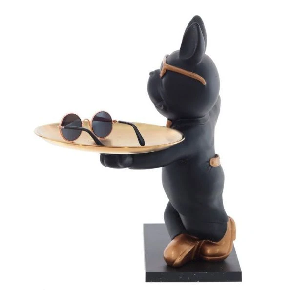 Подставка для мелочей Собака с подносом 29,5*22,5*29,5см металл (6)