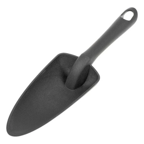 Набор садовых инструментов (совок для пересадки, грабельки, лункообразователь) пластик Черный (12)
