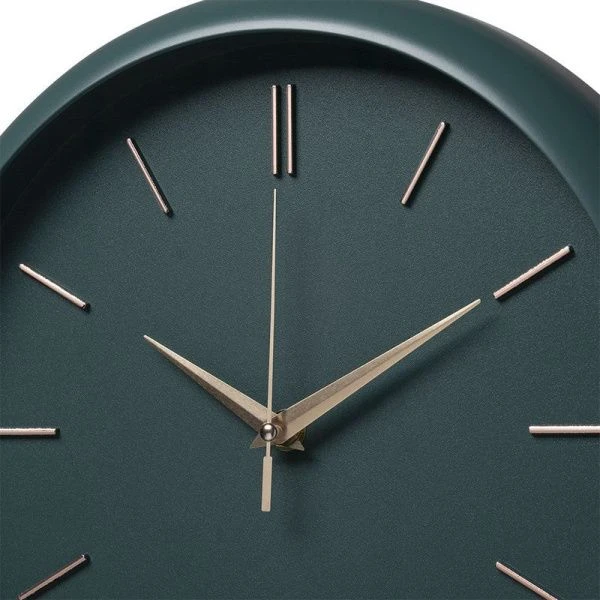 Часы настенные 30см пластик РУБИН Классика малахит (10)
