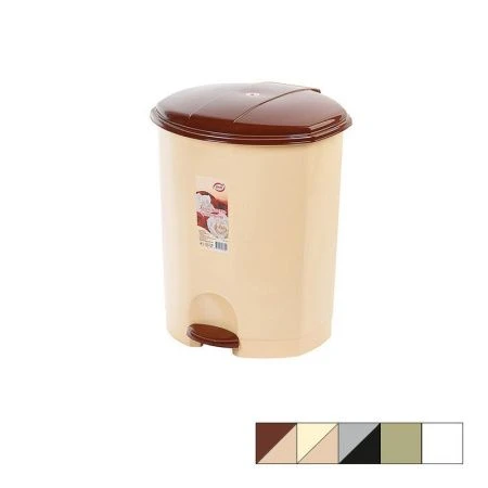 Контейнер для мусора 11л 27*25,5*31,5см пластик с педалью (4) СТ-031