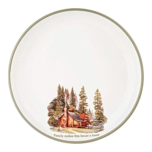 Тарелка мелкая 26см фарфор Family House обеденная (3/18)