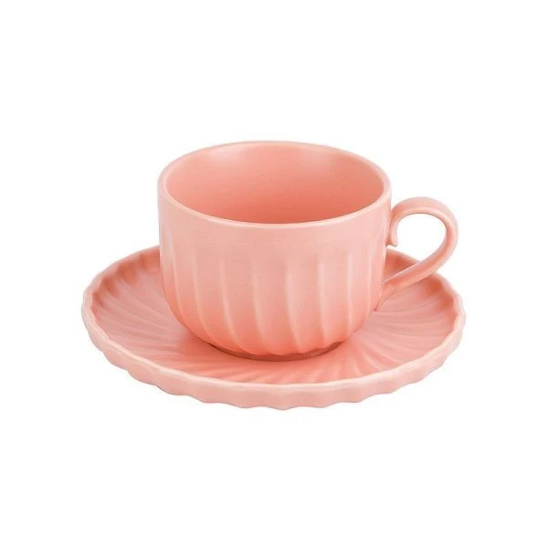 Чайный набор 2пр фарфор Fresh Taste. Pink на 1 персону 220мл (36) Чайный набор 2пр фарфор Fresh Taste. Pink на 1 персону 220мл (36)