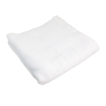 Полотенце махровое 50*100см однотонное белое 450гр