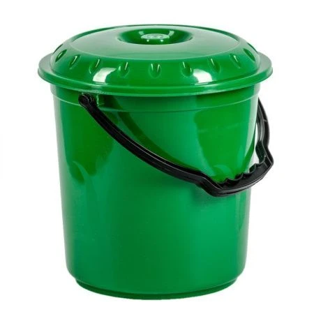 Ведро 17л пластик ТЮЛЬПАН с крышкой Ар (40)