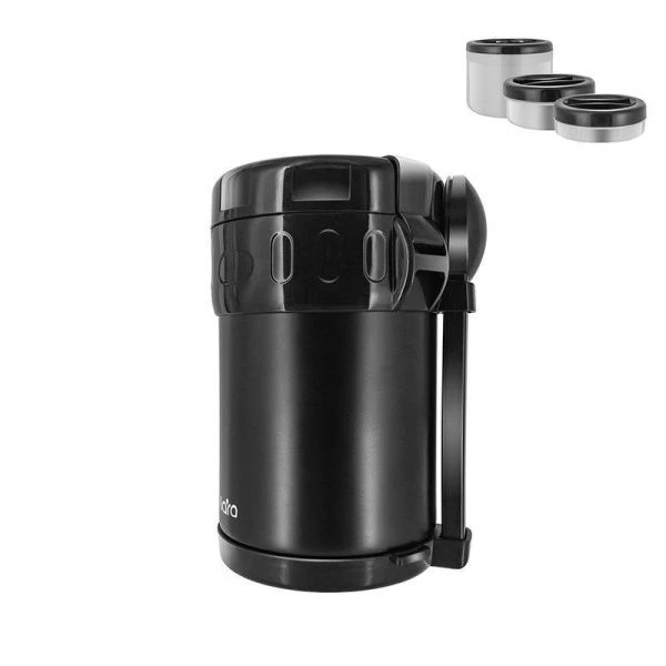 Ланч-бокс 3-х секционный 1,9л нерж.сталь Lara LR04-54 (12)