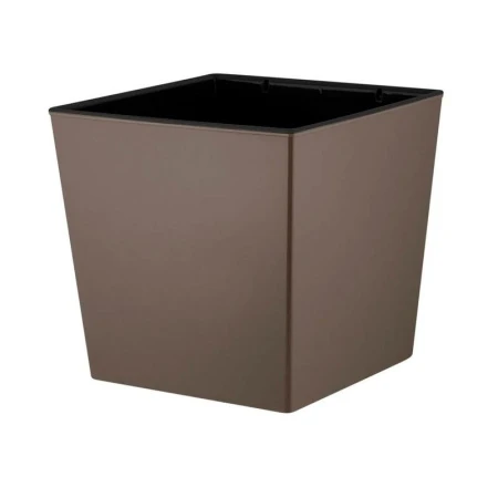 Горшок для цветов 4,2л 177*177мм пластик London Cube французский платан c дренажной вставкой