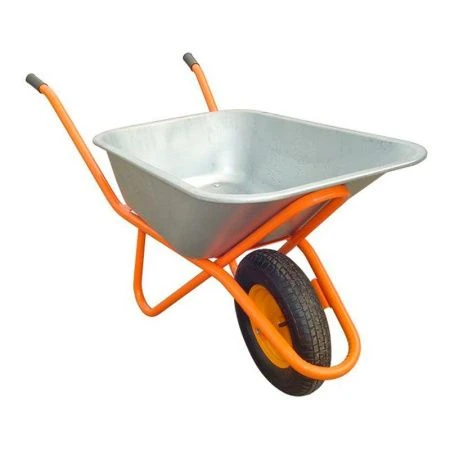 Тачка строительная 110л/180кг ПОДМОГА-1 одно колесо (1) толщина стенки кузова 0,9мм