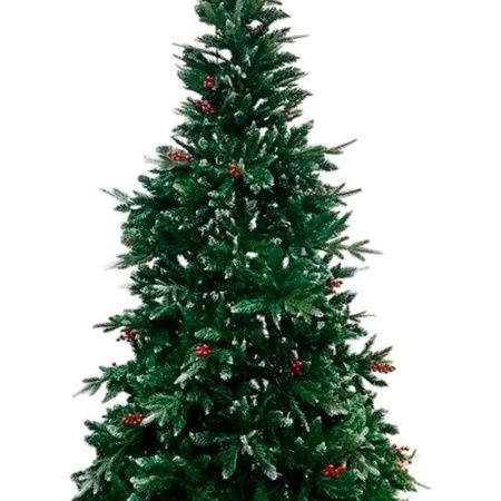 Елка искусственная 180см СМЕШАННАЯ с ягодами, 800 веток PE/PVC JC-14941 (1)