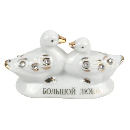 Фигурка Утки мандаринки Живите богато фарфор 5*9см F2140С (360)