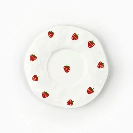 Чайный набор керамика 2пр 300мл Клубничка (36)