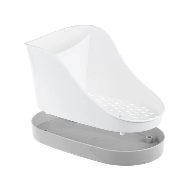 Подставка для моющих средств 105*125*185мм пластик смоки (16)