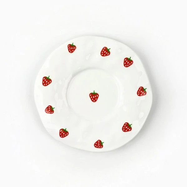 Чайный набор керамика 2пр 300мл Клубничка (36)