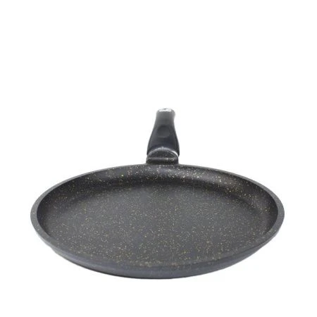 Сковорода блинная 22см алюминий АП Granit Perfection black gold с несъемной ручкой (12)
