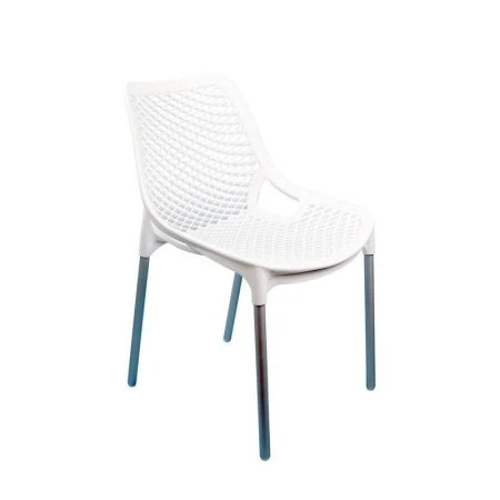 Стул Эврика пластик белый (3) Стул Эврика пластик белый (3)