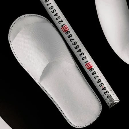 Тапочки одноразовые белые с открытым мысом (250)