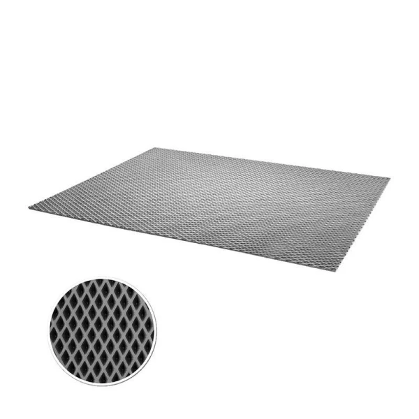 Коврик ячеистый 130*80см ЭВА РОМБЫ серый (10)