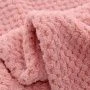 Полотенце волнистое с лентами 35*75см Tidy коралловое ВЫВОД