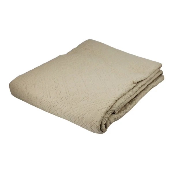 Покрывало 240*220см с двумя наволочками 50*70 бежевое JC-15700 (15)