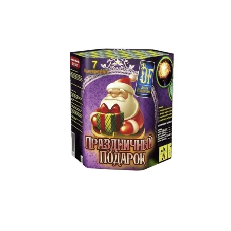 Салют Праздничный Подарок 7 залпов, 4 эффекта JF C18-7/01 Joker (40/2) Салют Праздничный Подарок 7 залпов, 4 эффекта JF C18-7/01 Joker (40/2)