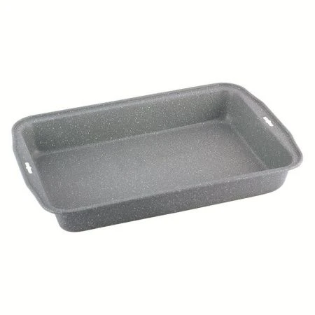 Форма для запекания 37,5*26*5,5см угл.сталь АП с решеткой для гриля, арт. 6001M (16)