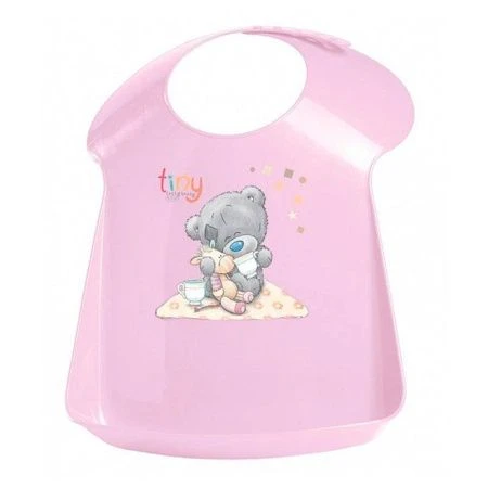 Нагрудник детский 340*240*65мм пластик ME TO YOU розовый (20)