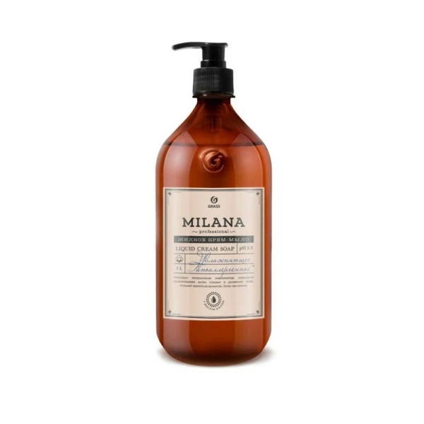 Крем-мыло жидкое 1л MILANA Professional увлажняющее (6)
