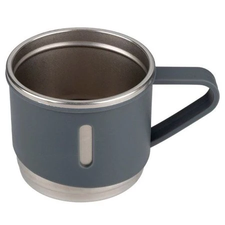 Термос с термокружками 3шт. 500мл нерж.сталь FESTA серые (12)