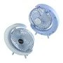Вентилятор настольный портативный с LED подсветкой, USB 6,5см (40)