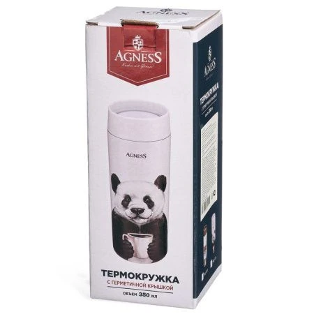 Термокружка 350мл нерж.сталь Panda (24)