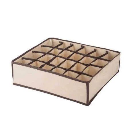 Органайзер для мелочей 24 секции спанбонд Ордер Лайт 34*30*10см бежевый